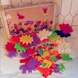 Vintage Quercetti Discovery Toys Gears-Go-Round